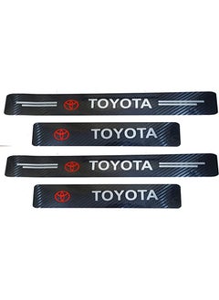 Buy 4D Anti-scratch Anti-Slip Waterproof Car Door Threshold Adhesive - Toyota - 4 Pack in Egypt