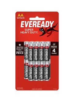 اشتري Eveready Super Heavy Duty AA Batteries Pack of 18 في الامارات