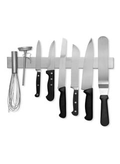 Buy Magnetic Knife Holder - 16-Inch Stainless Steel Rack for Knives, Kitchen Utensils, Tools, and Art Supplies in UAE