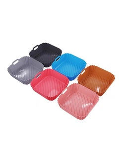 Buy 3-Piece Square Silicone Air Fryer Mold Set in Egypt