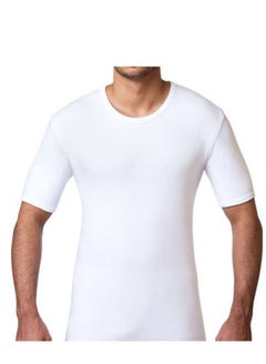 Buy Men's half-sleeve cotton circular undershirt (6 pieces) in Saudi Arabia