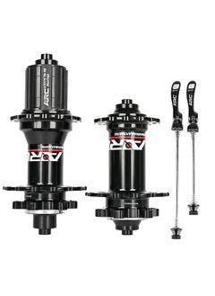 Buy 1 Pair MTB Bike Hub Front Rear HG 8-11 Speed 4 Claws 32 Holes Disc Brake Hubs with Lever Black in UAE