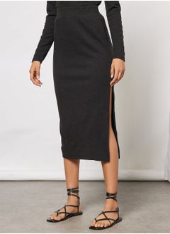 Buy Knit Midi Skirt in UAE