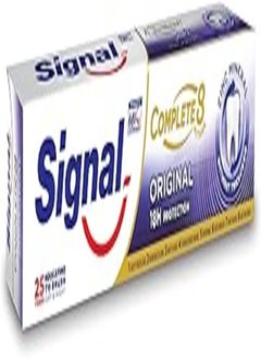 Buy Signal Complete 8 Original with Zinc Mineral without Triclosan for 18H Protection Toothpaste 75ml in Egypt