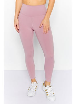 اشتري Women Sportswear Fit Training Leggings, Pink في الامارات