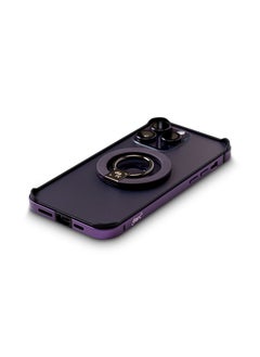 Buy iPhone 14 Pro Max 3-in-1 Frame + Camera Protection + MagSafe Grip Purple in Saudi Arabia