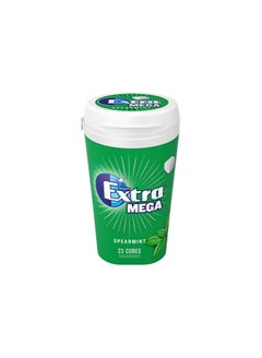 Buy Wrigley's Extra Mega Spearmint Sugar Free Chewing Gum 51.5g in UAE
