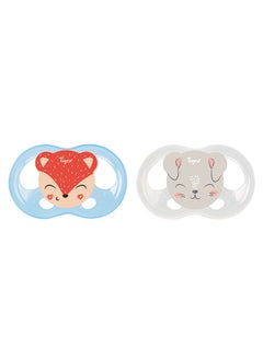 اشتري Silicone Pacifiers Soft Touch 6 month plus, set of 2 في الامارات