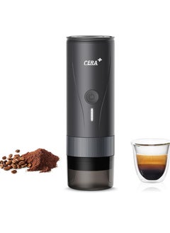 Buy CERA+ Portable Espresso Machine PRO, Self Heating Pro-level Specialty Coffee Machine, Compatible Ultra-fine Grind, Professional Electric Small Portable Coffee Maker in UAE