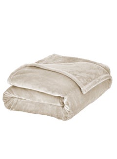 Buy Lightweight Fleece Blanket, 350GSM, Single Size 230 x 170 cm, Extra Soft Fleece All Season Blanket, Bed And Sofa Blanket in Saudi Arabia