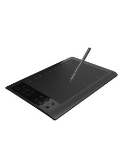 اشتري G10 Digital Art Graphics Drawing Tablet 10 x 6 Inches Ultralight Art Creation Sketch with Battery-free Stylus 8 Pen Nibs 8192 Levels Pressure 10 Express Keys في الامارات