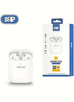 Buy Wireless Earbuds Bluetooth 5.2 Headphones with Fast Charging, Touch Control, Binaural Connect, and Wireless Charging in Saudi Arabia