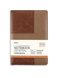 Buy M&G Chenguang Lined Journal Notebook, 310 Pages Leather Hardcover Notebook - No:APY1FK78 in Egypt