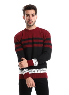 Buy Wool Mens Pullover With Multi Design in Egypt