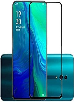 اشتري 5D glass screen protector for Oppo Reno 2 Black edges في مصر