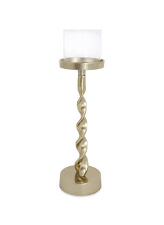 Buy Fest Candle Holder, Gold - 10x30.5 cm in UAE