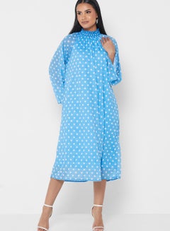 Buy Polka Dot Print Dress in UAE