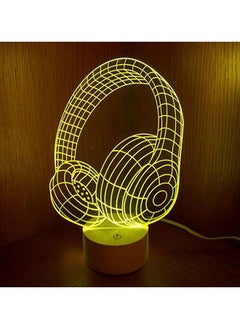 Buy 3D LED RGB Optical Illusion Night Lamp in Saudi Arabia