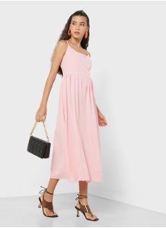 Buy Prince Cut Volume Midi Dress in UAE