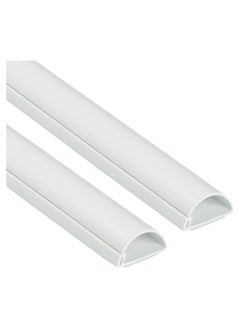 Buy KNP PVC Floor Trunking 50mm x 15m Pack of 2 is Designed to Neatly Organize and Protect Electrical Cables and Wires in Both Residential and Commercial Settings. in UAE