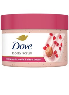 Buy Body Polish Exfoliating Scrub Moisturizing Shea Butter And Pomegranate Seeds Nourishes Conditions Soft Skin Sulphate Free 298g in UAE