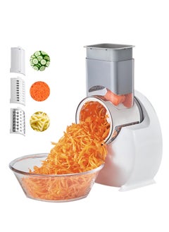 اشتري Electric Cheese Grater, Detachable Electric Salad Maker for Home Kitchen Use, Electric Cheese Grater One-Touch Easy Control, Electric Grater for Vegetables, Cheeses and Nuts, BPA-Free في الامارات