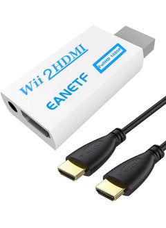 Buy Wii To Hdmi Converter Wii To Hdmi 1080P With 5Ft High Speed Hdmi Cable Wii2 Hdmi Adapter Output Video&Audio With 3.5Mm Jack Audio Support All Wii Display 720P Nts in UAE