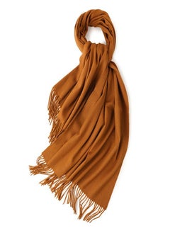 اشتري Solid Warm Thickened Lambswool Scarf في الامارات