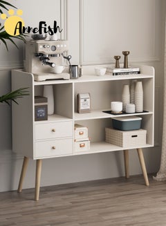 Buy Coffee Corner MDF Coffee Cabinet With Large Storage Capacity For Living Room Or Office in Saudi Arabia