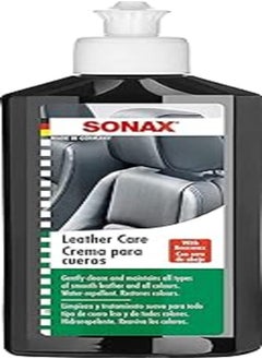 اشتري SONAX LEATHER CARE (250 ml) - Gently cleans and maintains all types of smooth leather and all colours. Water-repellent. Restores colours. | Item-No. 02911410-544 في مصر