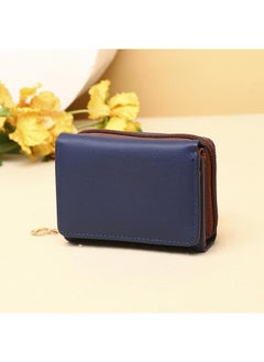 Buy Wallet Women's High-grade Small Korean-style Fashion Short Women's Wallet Multi-functional Tri-fold Bag Purses in Saudi Arabia