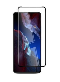 Buy Premium E2E Full Glue Full Cover Tempered Glass Screen Protector For Xiaomi Poco F5 Pro 5G 2023 Clear/Black in UAE