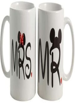 Buy Couples Ceramic Mug - Multi - Color print_11196 in Egypt