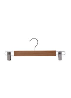 اشتري Natura 3-piece Trouser Hanger Set 33x16.5x1.2cm - Natural في الامارات