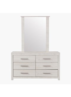 Buy Ashley 6-Drawer Master Dresser Without Mirror 75x132x45 cm in Saudi Arabia