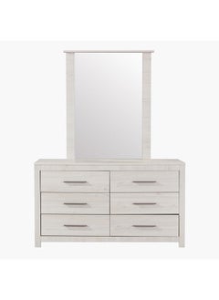 Buy Ashley 6-Drawer Master Dresser Without Mirror 75x132x45 cm in Saudi Arabia