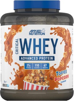 Buy Critical Whey Blend, Lean Muscle Growth, Workout Recovery, Bodybuilding Fuel, 2Kg , Toffee Popcorn Flavor in UAE