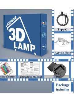 اشتري 3D لمبة ليلية للأطفال بتأثير بصري وتصميم يخدع العين، مع إمكانية تغيير الألوان بواسطة جهاز تحكم عن بعد يتضمن 16 لونًا. فكرة هدية رائعة لمناسبات عيد الميلاد وعيد الحب وعيد الفلانتين للأولاد والبنات. في مصر