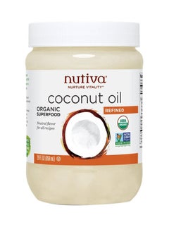 Buy Organic Refined Coconut Oil (29fl oz, 858ml) in Saudi Arabia