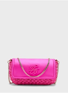 Buy Evaalin Logo Detailed Flap Over Crossbody in Saudi Arabia