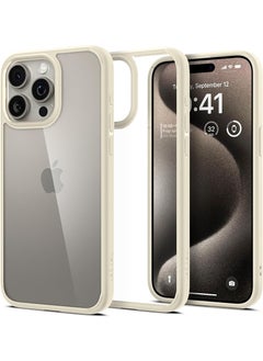 Buy Ultra Hybrid for iPhone 15 Pro MAX Case Cover - Mute Beige in UAE