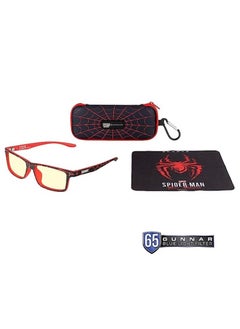 اشتري Gunnar Cruz, Marvel Spider-Man Miles Morales Edition with Natural Focus, Amber Lens, 65% Blue Light and 100% UV Protection, CRU-11913 في الامارات