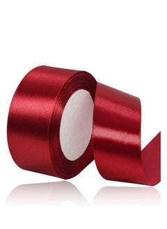 Buy Burgundy Satin Ribbon 38mm x 25yd Fabric Polyester Ribbon for Gift Wrapping  Party Favors Wedding Decorations Bow Making Bouquets Sewing Projects & Craft Supplies in UAE