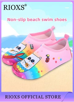 Buy Water Shoes Beach Socks for Kids Toddler Baby Girls Boys Barefoot Quick-Dry Non-Slip Swim Socks Aqua Water Shoes for Beach Swimming Pool Water Park in UAE