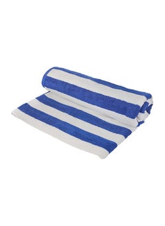 Buy Striped Oversized Beach Towel– 90x180 cm, 100% Cotton, Quick-Dry & Extra Large in UAE