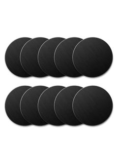 Buy 10 PCS Metal Plate Disk for Magnetic Mobile Cell Car Phone Holder Universal Magnet Car Stand Mount Iron Sheet Sticker (Round) in UAE