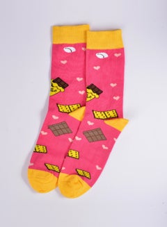 Buy Chocolate Men Socks 1 pair in UAE