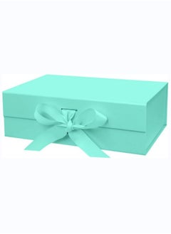 Buy 26*19*8cm GREEN GIFT BOX with Ribbon for Mother's Day,Valentine's Day,Birthdays, Party in UAE