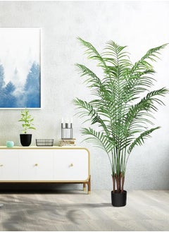 Buy Artificial Areca Palm Tree for Indoor Outdoor Home Office Garden Decoration in UAE