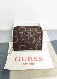 Buy GUESS Women Brand Logo Printed Zip Around Wallet in Saudi Arabia